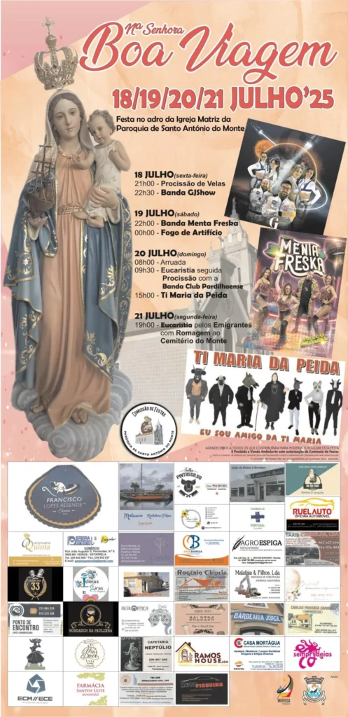 Festas da Senhora Boa Viagem 2025 em Murtosa