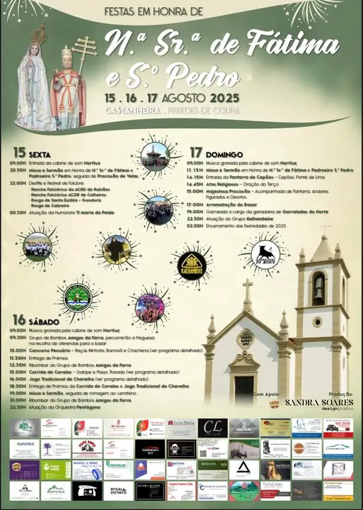 Festas da Senhora de Fátima 2025 em Castanheira