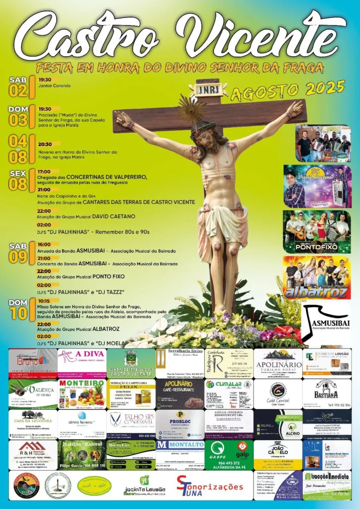 Festas da Senhora da Fraga 2025 em Castro Vicente