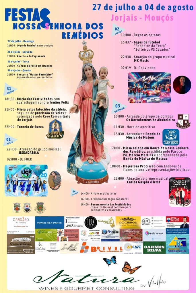 Festas da Senhora dos Remédios 2025 em Jorjais