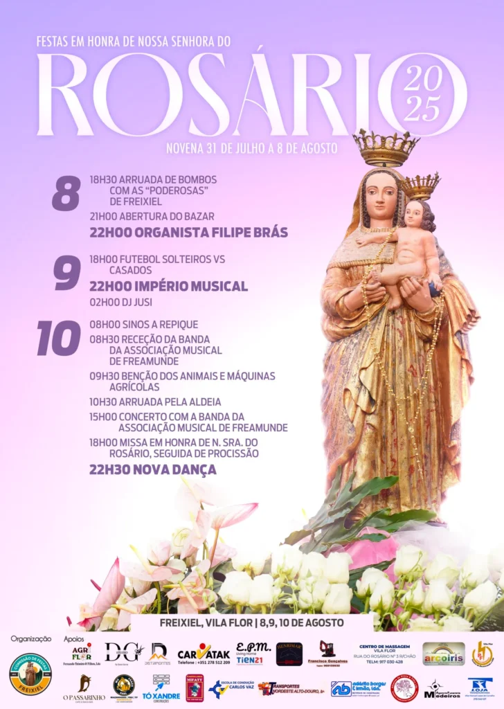 Festas da Senhora do Rosário 2025 em Freixiel