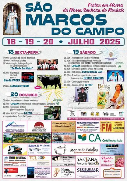 Festa da Senhora do Rosário 2025 em São Marcos do Campo