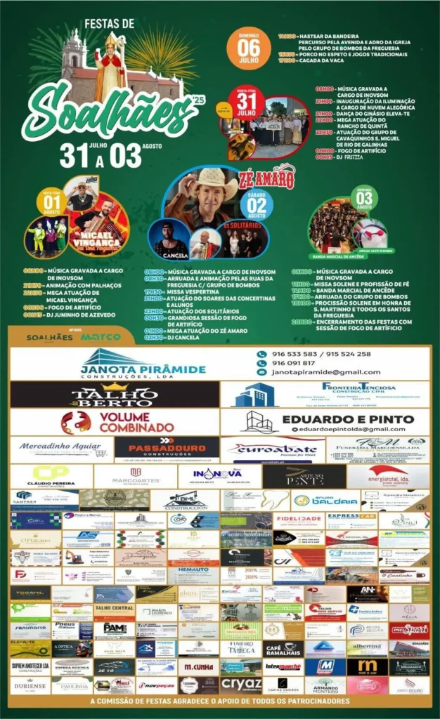 Festas de Soalhães 2025