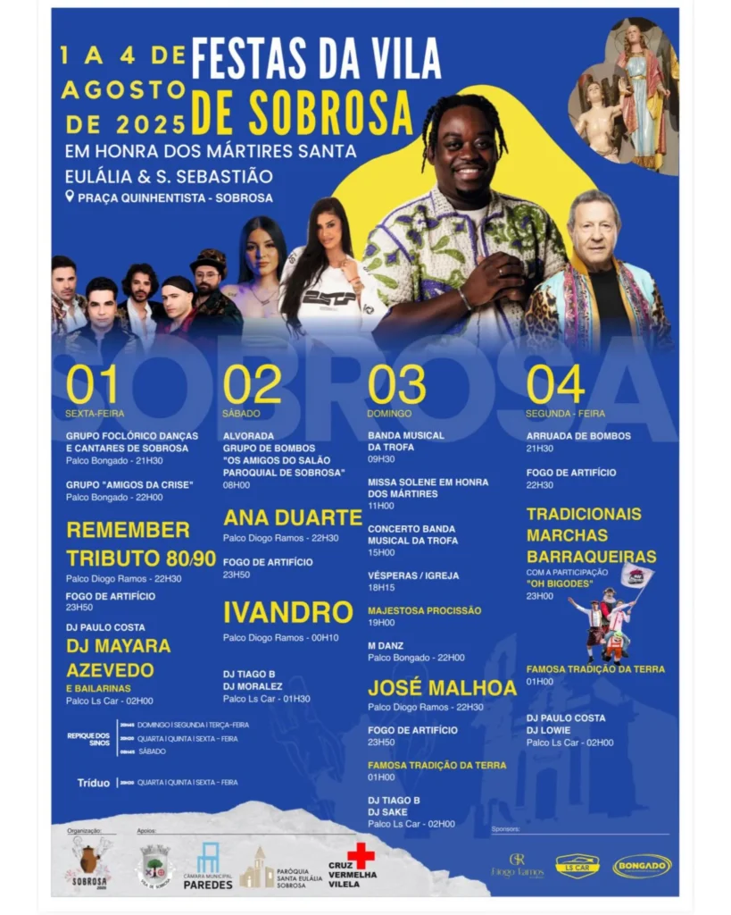 Festas de Sobrosa 2025