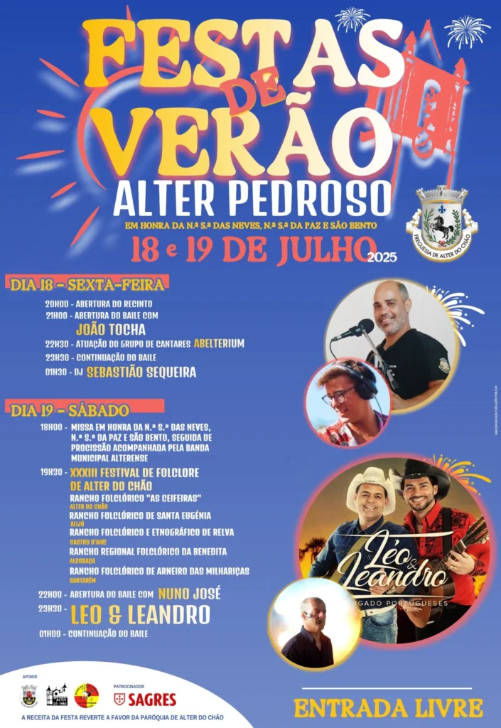 Festas de Verão 2025 em Alter do Chão