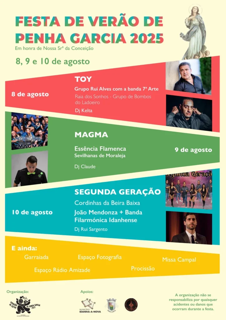 Festas de Verão 2025 em Penha Garcia