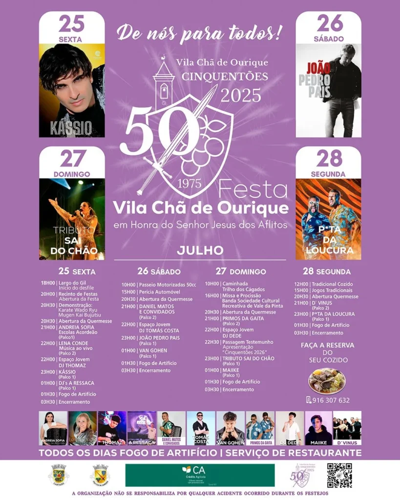 Festas de Vila Chã de Ourique 2025