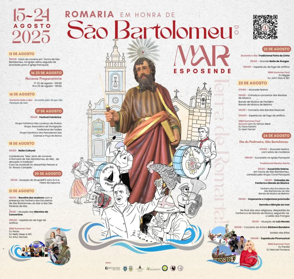 Festas de São Bartolomeu do Mar 2025