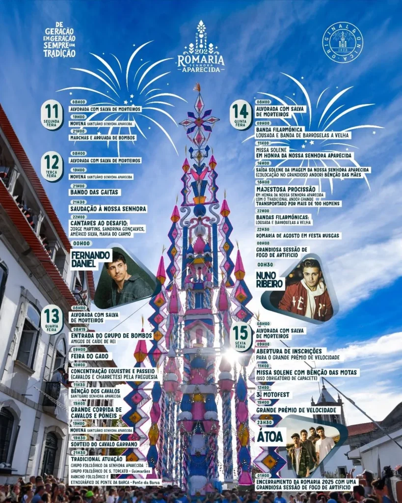 Romaria da Senhora Aparecida 2025 em Torno