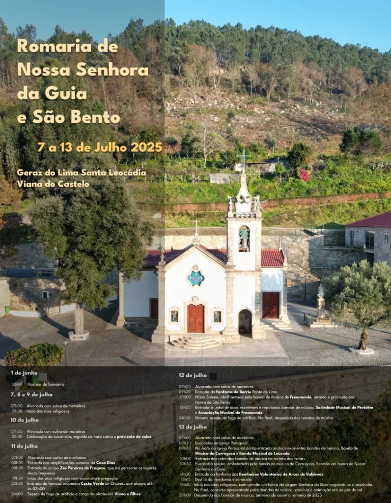 Romaria Senhora da Guia 2025 em Geraz do Lima