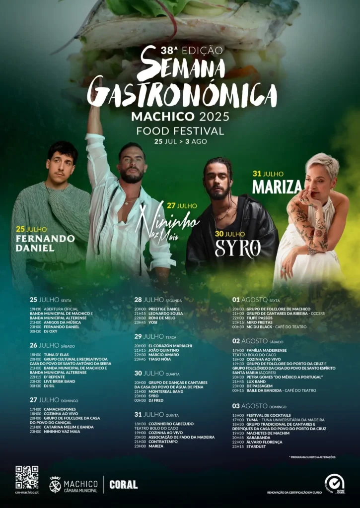 Semana Gastronómica do Machico 2025