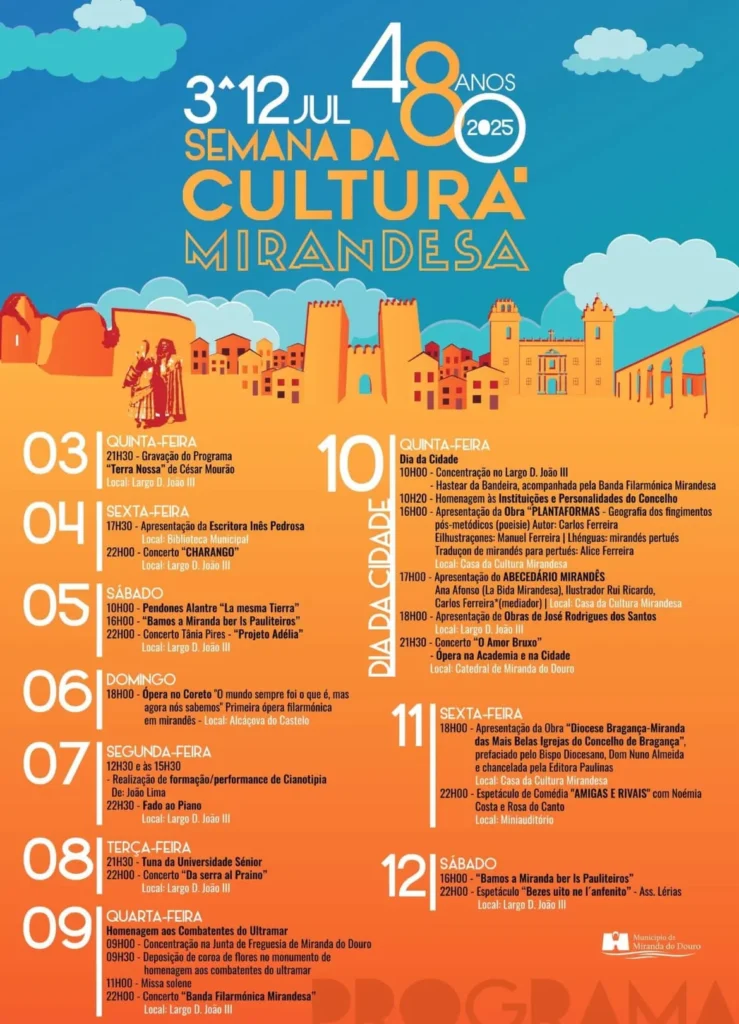 Semana da Cultura 2025 em Miranda do Douro