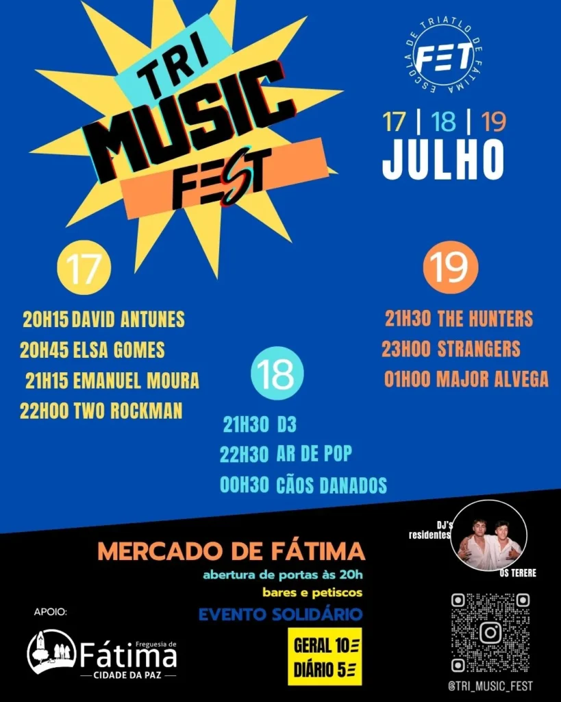 Tri Music Fest 2025 em Fátima
