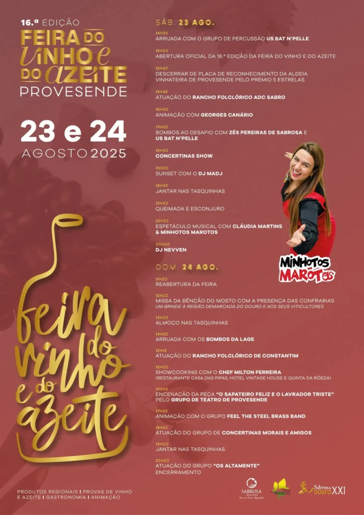 Feira do Vinho e Azeite 2025 em Provesende