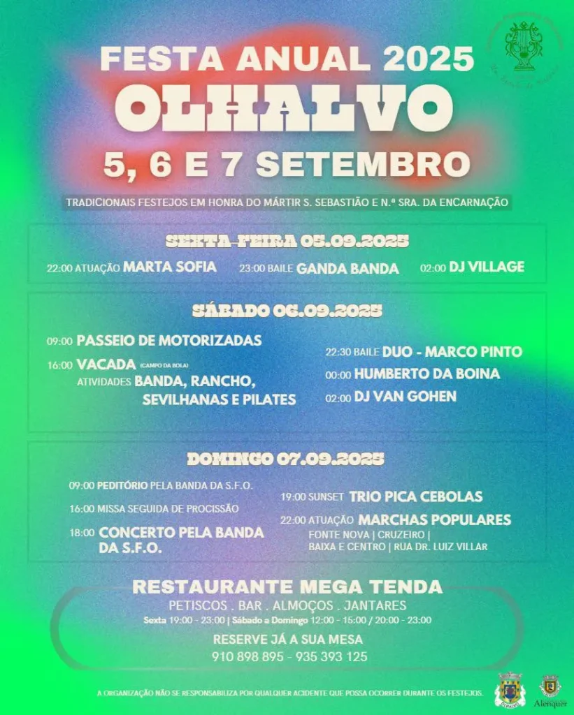 Festa Anual de Olhalvo 2025