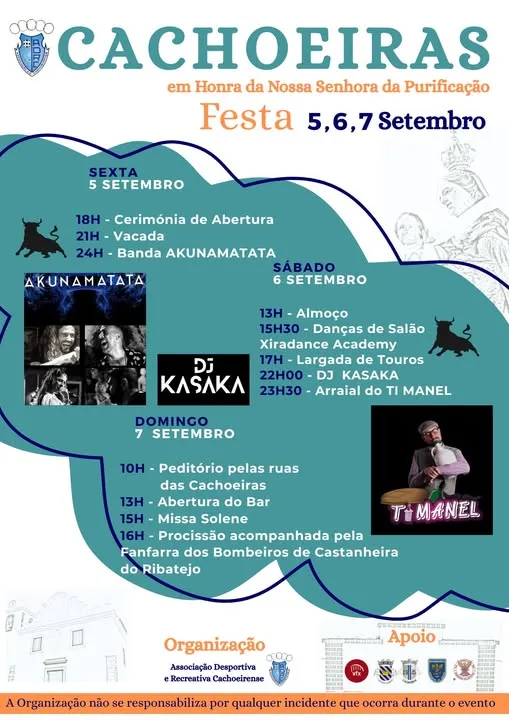 Festas de Cachoeiras 2025