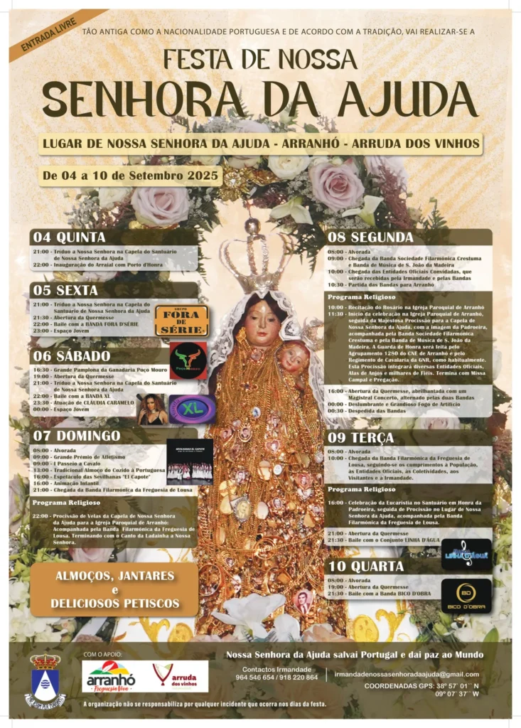 Festas da Senhora da Ajuda 2025 em Arranhó