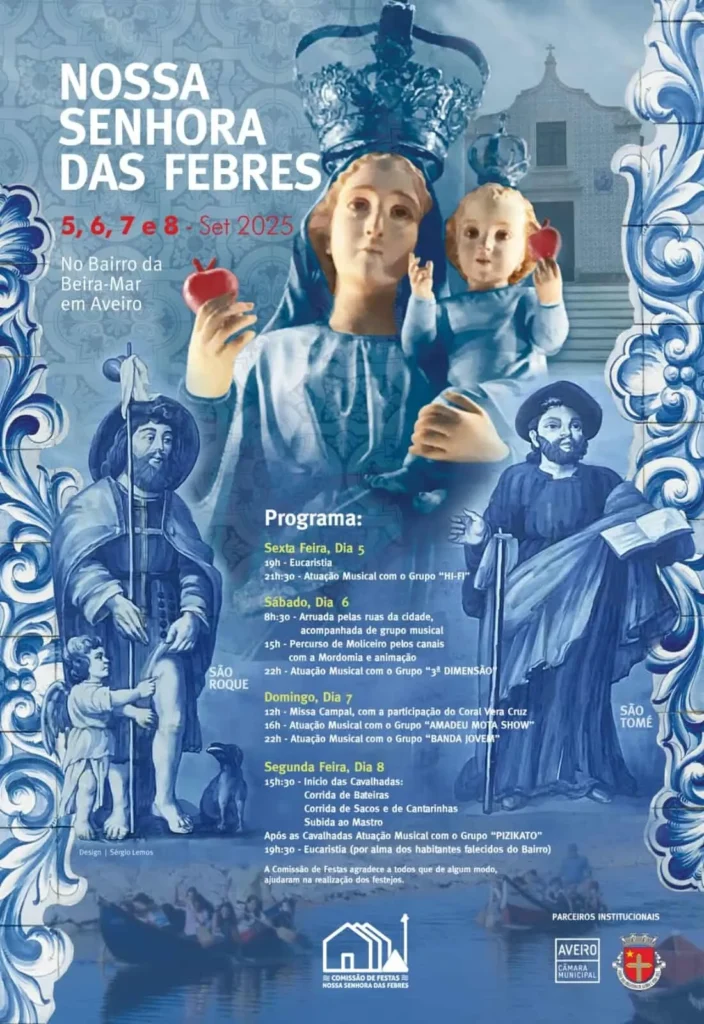 Festas da Senhora das Febres 2025 em Aveiro