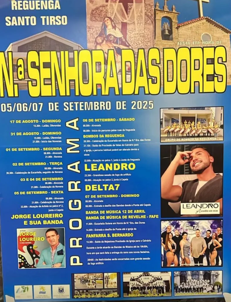 Festa da Senhora das Dores 2025 em Reguenga