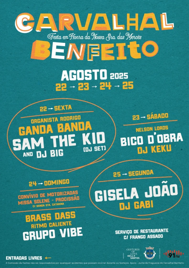 Festas de Carvalhal Benfeito 2025