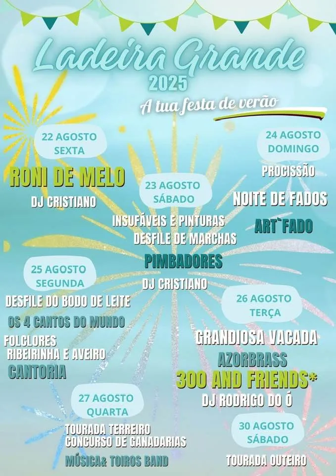 Festas da Ladeira Grande 2025