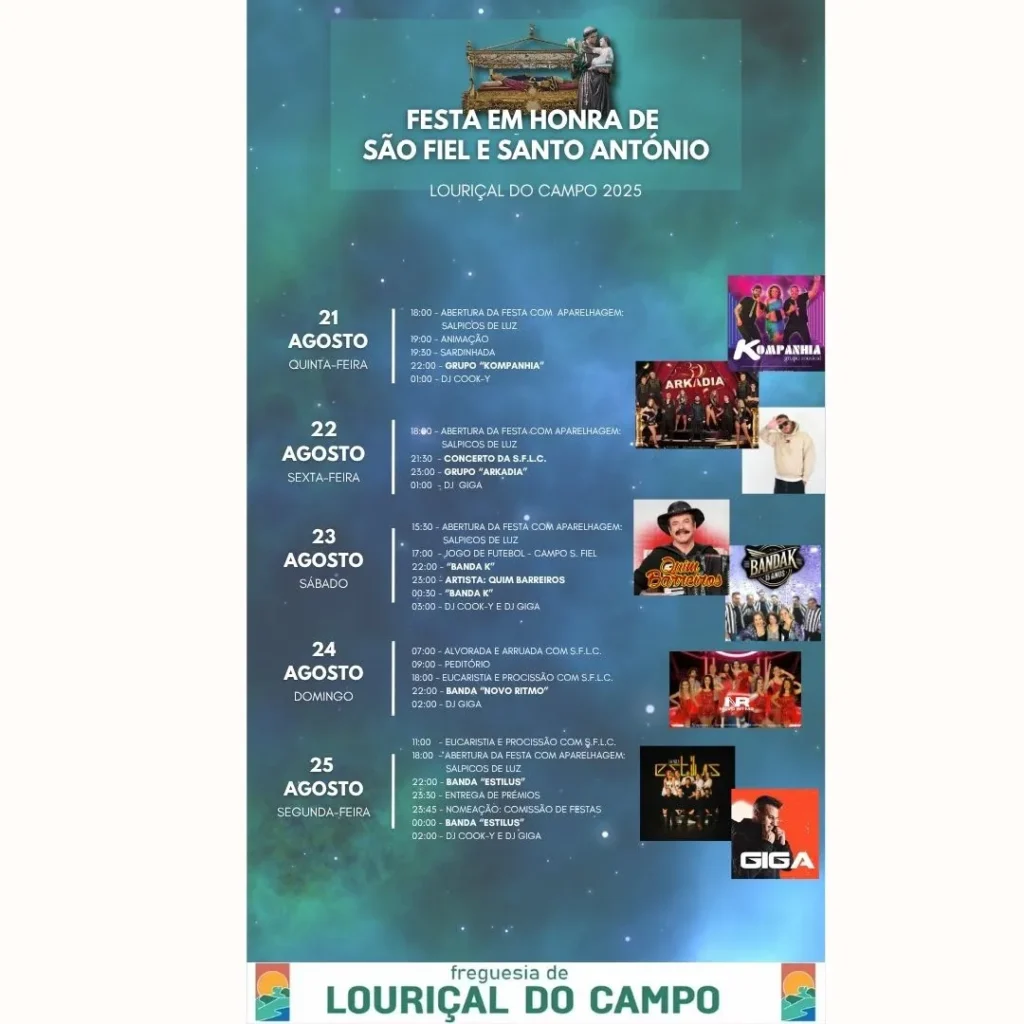 Festas de São Fiel 2025 em Louriçal do Campo