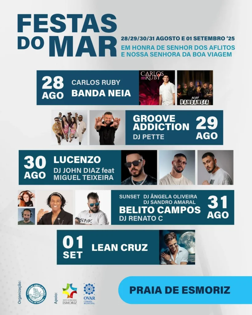 Festas do Mar 2025 em Praia de Esmoriz