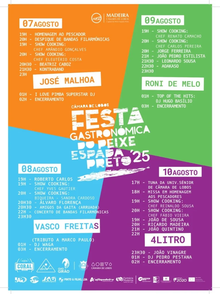Festa do Peixe Espada Preto 2025 em Câmara de Lobos