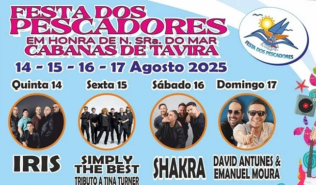 Festa dos Pescadores 2025 em Cabanas de Tavira