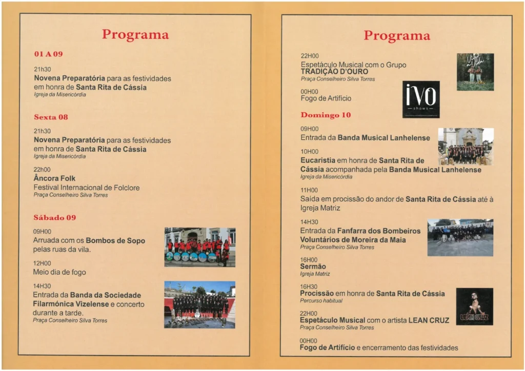 Festas de Santa Rita 2025 em Caminha