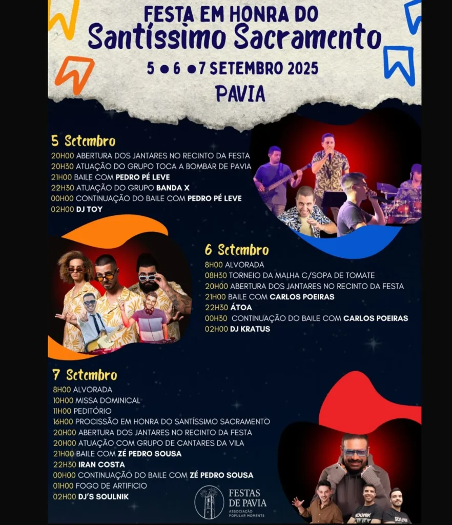 Festas do Santissimo Sacramento 2025 em Pavia