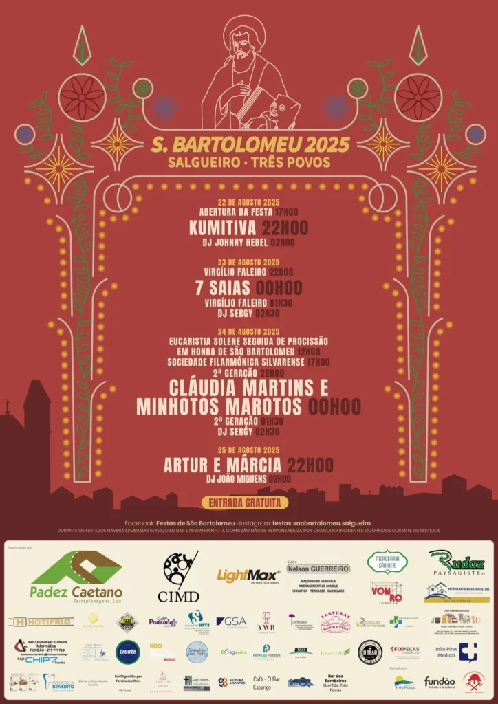 Festas de São Bartolomeu 2025 em Salgueiro