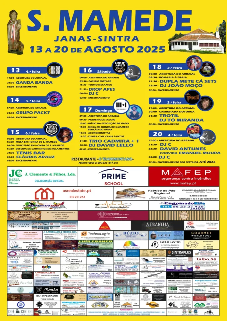 Festas de São Mamede 2025 em Janas