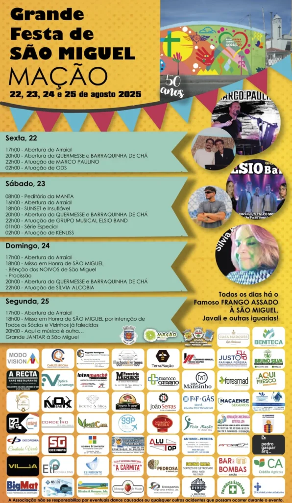 Festas de São Miguel 2025 em Mação