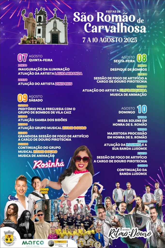 Festas de São Romão da Carvalhosa 2025