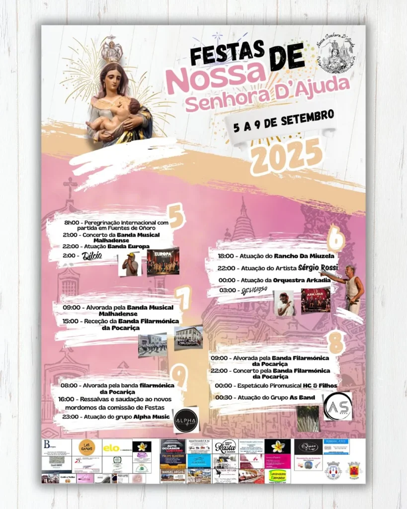 Festas da Senhora D Ajuda 2025 em Malhada Sorda