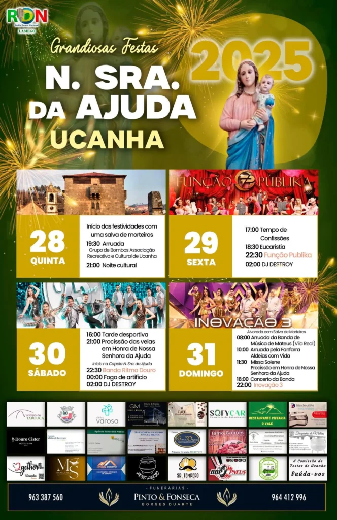 Festas da Senhora da Ajuda 2025 em Ucanha