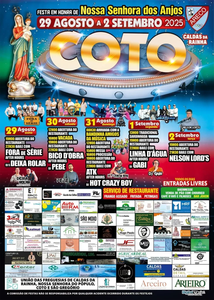 Festas da Senhora dos Anjos 2025 em Coto