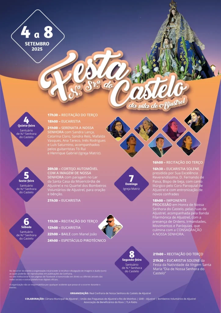 Festas da Senhora do Castelo 2025 em Aljustrel