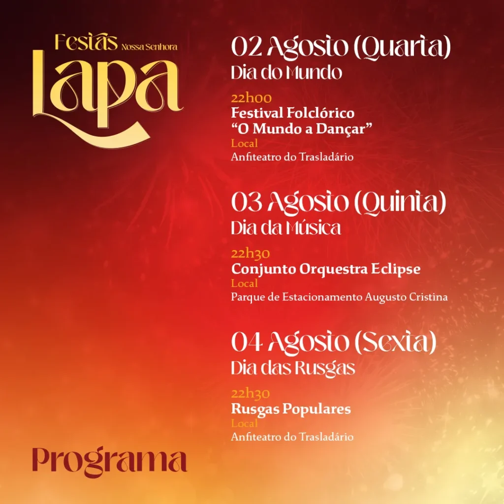Festas da Senhora da Lapa 2025 em Arcos de Valdevez