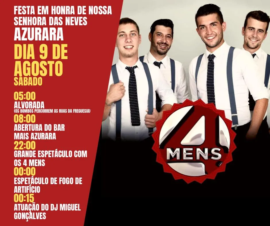 Festa da Senhora das Neves 2025 em Azurara