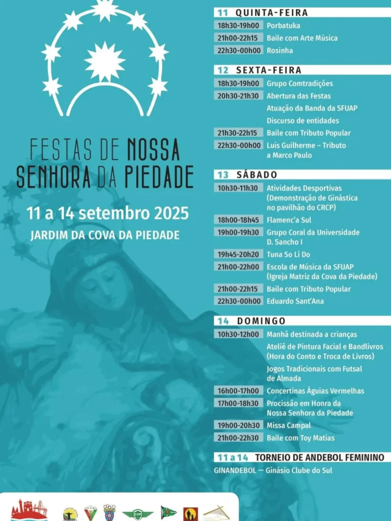 Festas da Senhora da Piedade 2025 em Cova da Piedade