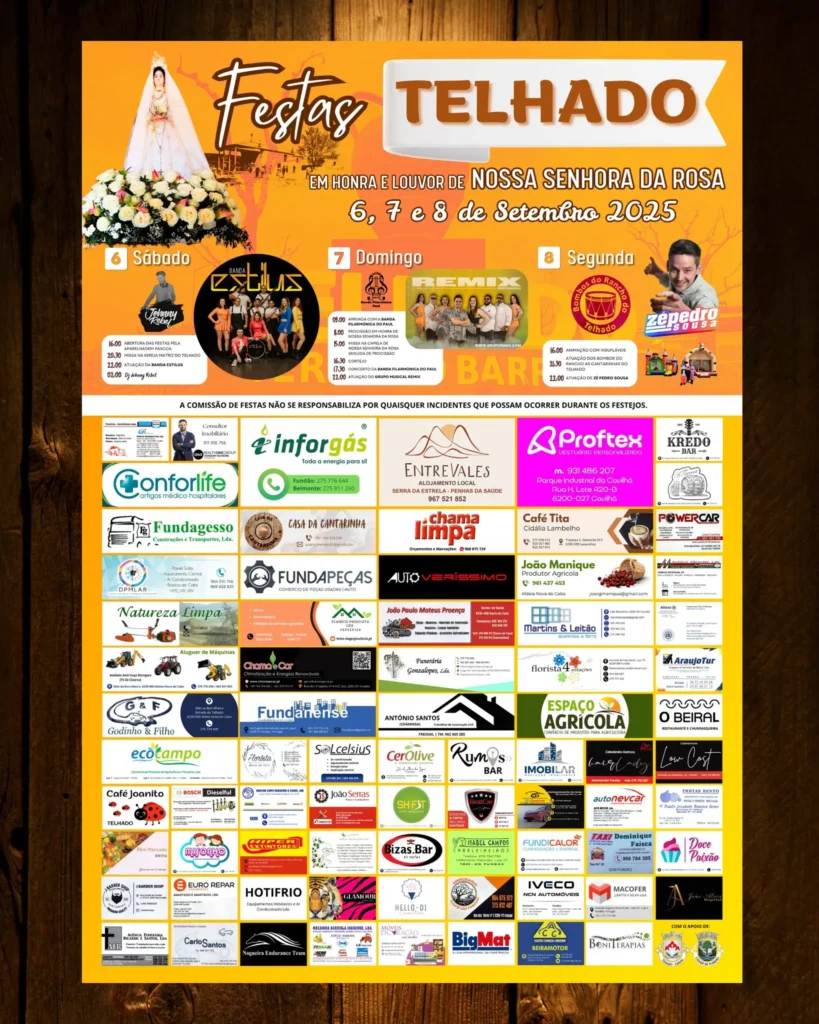 Festas da Senhora da Rosa 2025 em Telhado