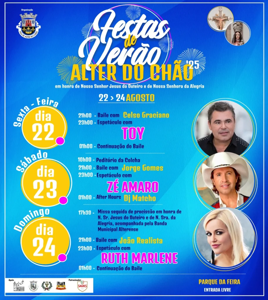 Festas de Verão 2025 em Alter do Chão