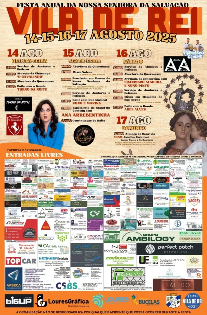 Festas de Vila Rei, Bucelas 2025