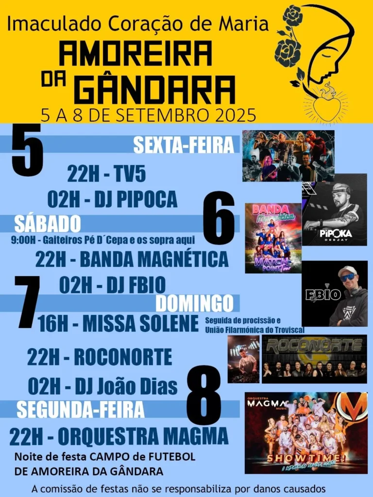 Festas de Amoreira da Gândara 2025