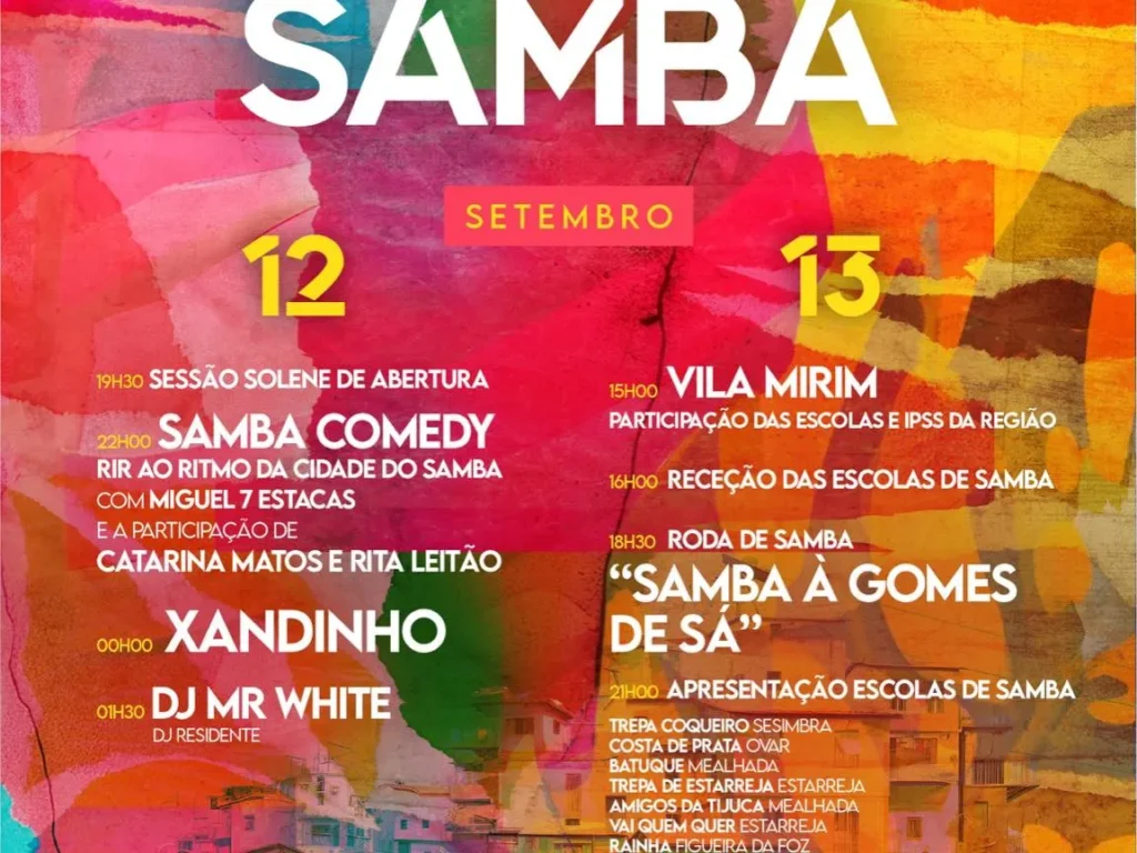Festival de Samba 2025 em Mealhada
