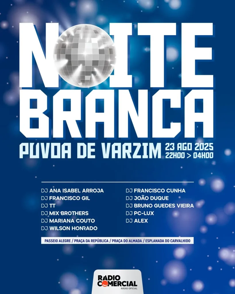 Noite Branca da Póvoa de Varzim 2025