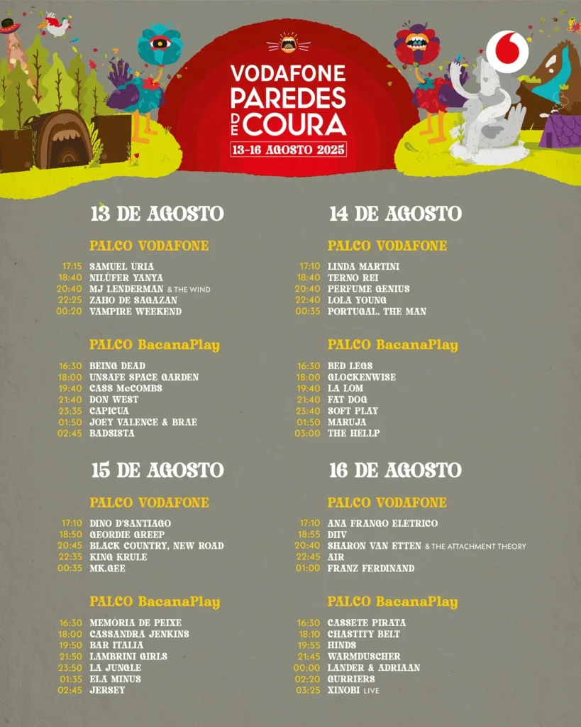 Festival Paredes de Coura 2025