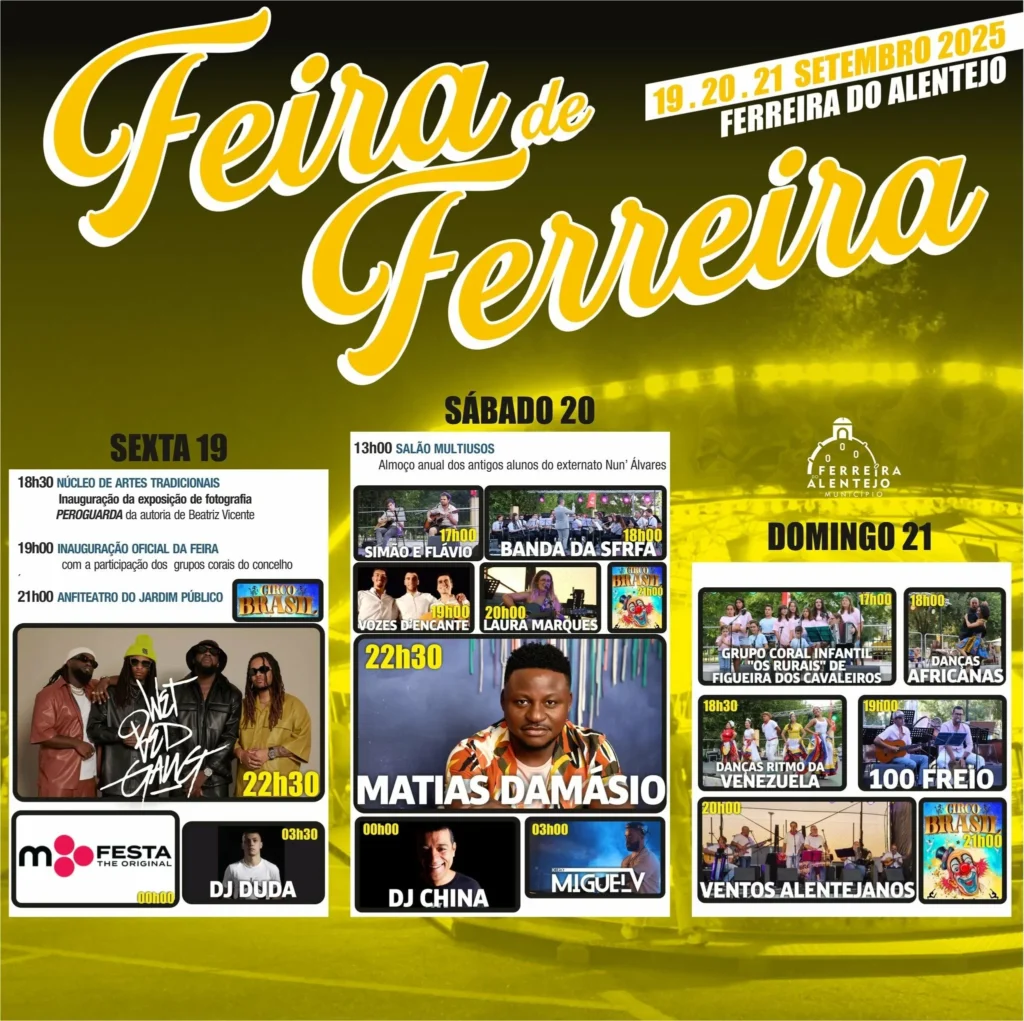 Feira de Ferreira 2025 em Ferreira do Alentejo